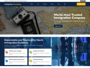 Free Immigration Consulting WordPress Theme