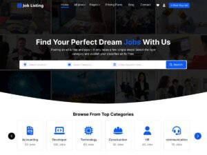 Free Job Listing WordPress Theme