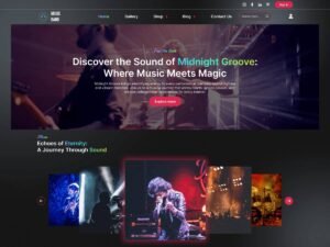 Free Live Music Band WordPress Theme