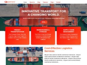 Free Logistics Express WordPress Theme
