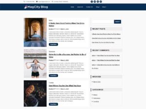 Free Magcity Blog WordPress Theme