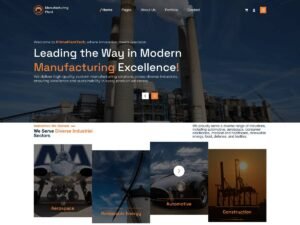 Free Manufacturing Plant WordPress Theme