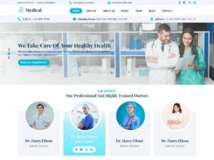 Free Medical Trauma Center WordPress Theme