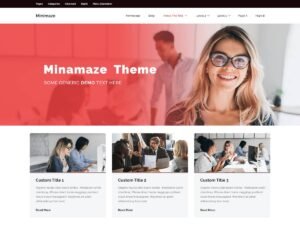 Free Minamaze Corp WordPress Theme