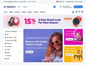 Free MiniCart WordPress Theme