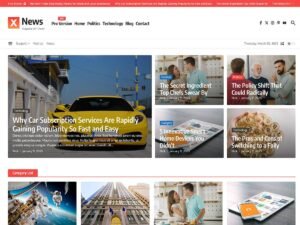 Free News Magazine X WordPress Theme
