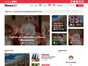Free Newsxo WordPress Theme