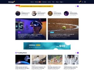 Free Omega News WordPress Theme