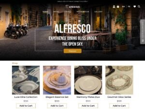 Free Outdoor Restaurant WordPress Theme