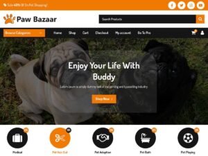 Free Paw Bazaar WordPress Theme