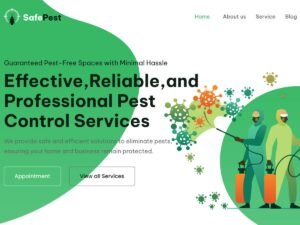 Free Pest Control Elementor WordPress Theme