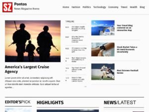 Free Pontos News Magazine WordPress Theme