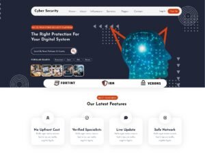 Free Prime Cyber Security WordPress Theme