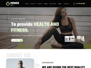 Free Prime Fitness Gym WordPress Theme
