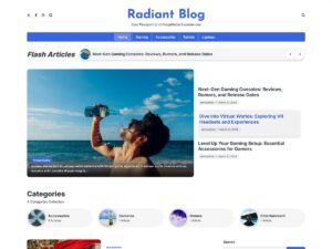 Free Radiant Blog WordPress Theme