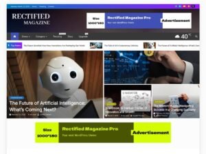 Free Rectified Magazine WordPress Theme