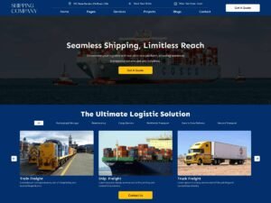 Free Shipping Company WordPress Theme
