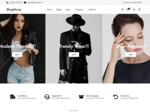Free ShopVerse WordPress Theme