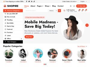 Free Shopire WordPress Theme