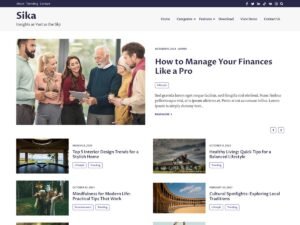 Free Sika WordPress Theme