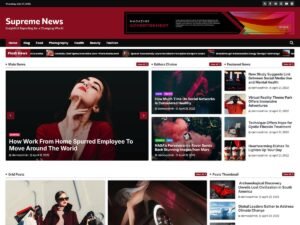 Free Supreme News WordPress Theme