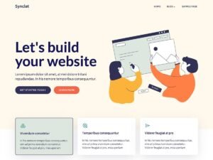 Free Synclet WordPress Theme