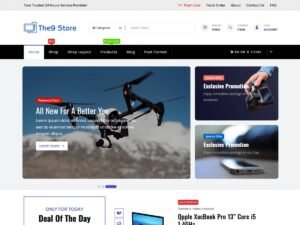 Free The9 Store WordPress Theme