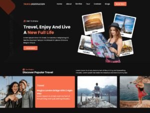 Free Travel Holiday Spots WordPress Theme