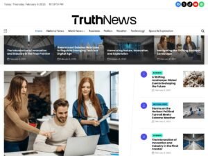Free TruthNews WordPress Theme