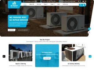 Free AC Maintenance WordPress Theme