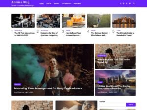 Free Admire Blog WordPress Theme