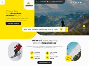 Free Adventure Tourism WordPress Theme