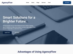 Free AgencyFlow WordPress Theme