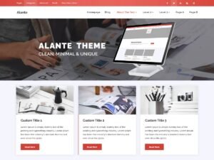 Free Alante iMagazine WordPress Theme