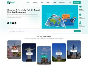 Free Alpha Travel Vacations WordPress Theme