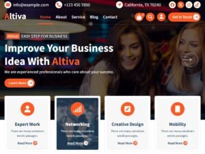 Free Altiva WordPress Theme