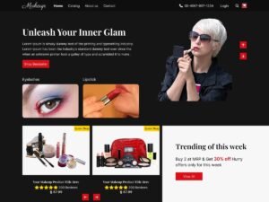 Free Beauty Makeup Stylist WordPress Theme