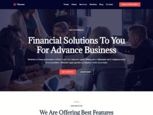Free Blockskit Finance WordPress Theme