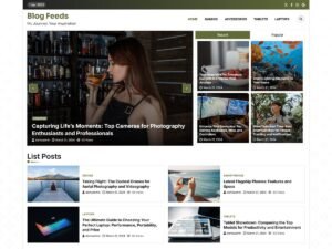 Free Blog Feeds WordPress Theme