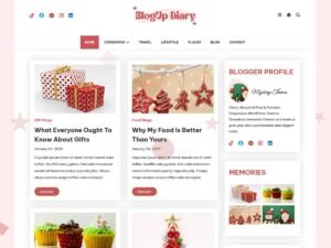 Free Blogup Diary WordPress Theme