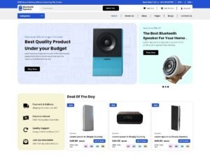 Free Bluetooth Speaker WordPress Theme