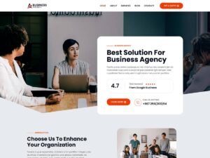 Free Bosa Business Agency WordPress Theme