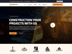 Free Bosa Construction Company WordPress Theme