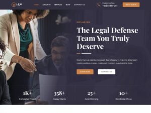 Free Bosa Law Firm WordPress Theme