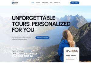 Free Bosa Travel Agency WordPress Theme