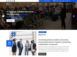 Free Business Networking Conference WordPress Theme