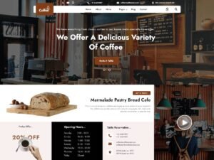Free Cafeteria Elementor WordPress Theme