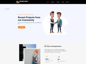 Free Construction TWP WordPress Theme