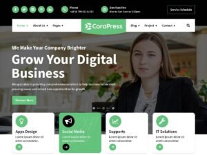 Free CoraPress WordPress Theme
