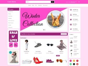 Free Core Store WordPress Theme